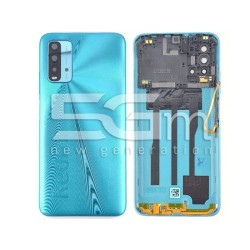 Retro Cover + Fingerprint + Vetrino Ocean Green Xiaomi Redmi 9T (PULLED)