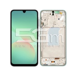 Display Touch + Frame Lime Green Samsung SM-A266 A26 5G (Ori)