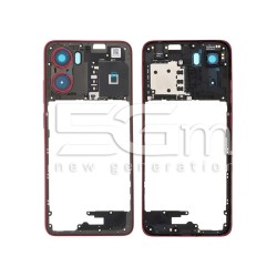 Middle Frame Plum Red Moto G05