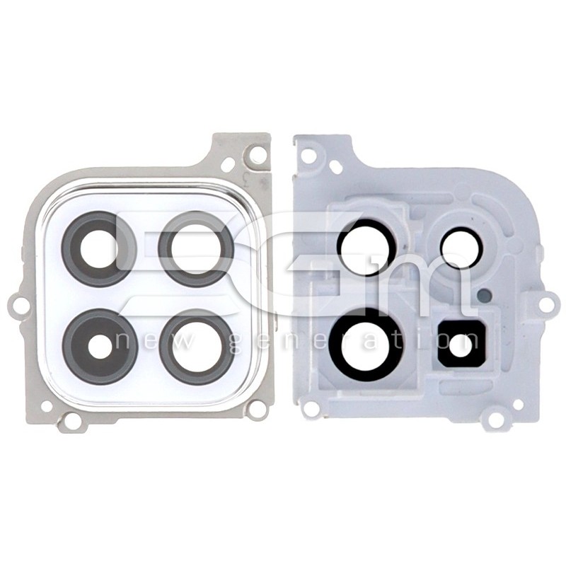 Vetrini Camera Posteriore + Frame White Samsung SM-A226 A22 5G