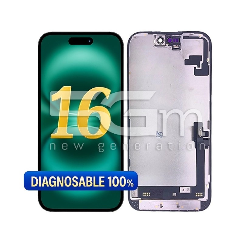 Display iPhone 16 Originale Pulled Diagnosticabile | 6.1" | 5G-M