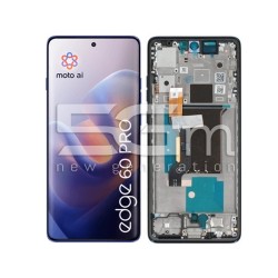 Display Touch + Frame Blue Moto Edge 60 (Ori)