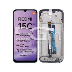 Display Touch + Frame Nero Xiaomi Redmi 15C 5G (Ori)