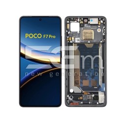 Display Touch + Frame Black Xiaomi Poco F7 Pro 5G (Or)