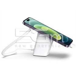 Suporte Antirroubo para iPhone com Cabo Lightning Branco | 5G-M