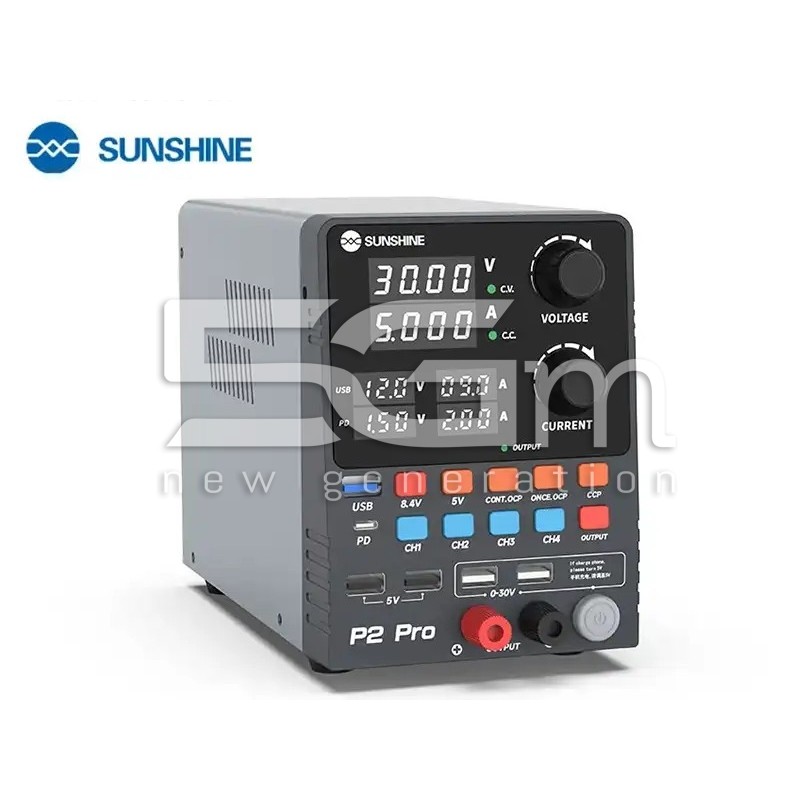 Fonte de Bancada Sunshine P2 Pro Inteligente 30V 5A | 5G-M