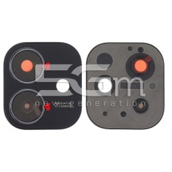 Vetrino Camera Posteriore + Frame Nero OPPO A40m