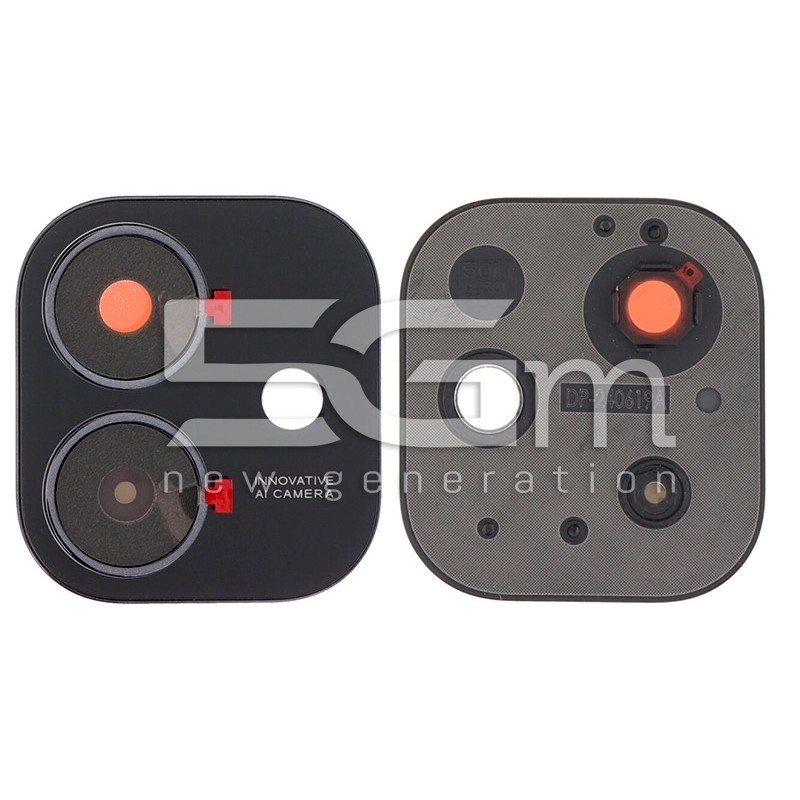 Rear Camera Lens + Frame Black OPPO A40m