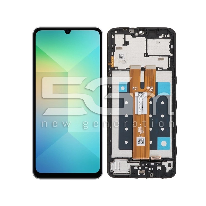 Display Touch + Frame Black Samsung SM-A066 A06 5G (IPS)