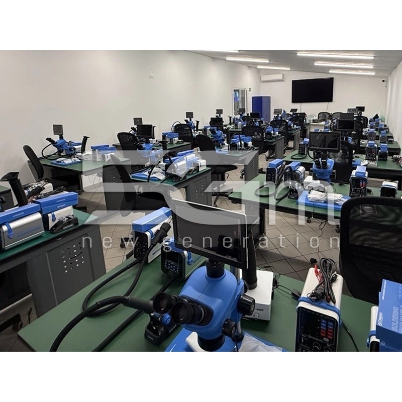A Melhor Sala de Micro-soldadura em Itália | 10 Bancadas Forward | 5G-M.com