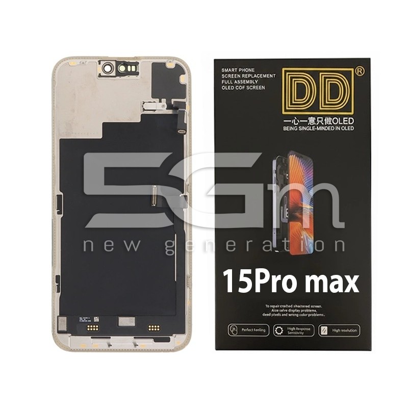 Ecrã iPhone 15 Pro Max SOFT OLED DD 120Hz - Sem Troca de IC | 5G-M