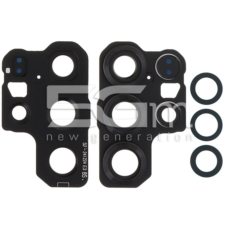 Rear Camera Lens + Frame Black Samsung SM-S938 S25 Ultra