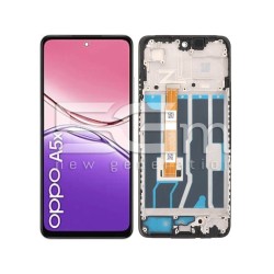 Ecrã OPPO A5x 4G Preto com Frame IPS (CPH2725) | 5G-M