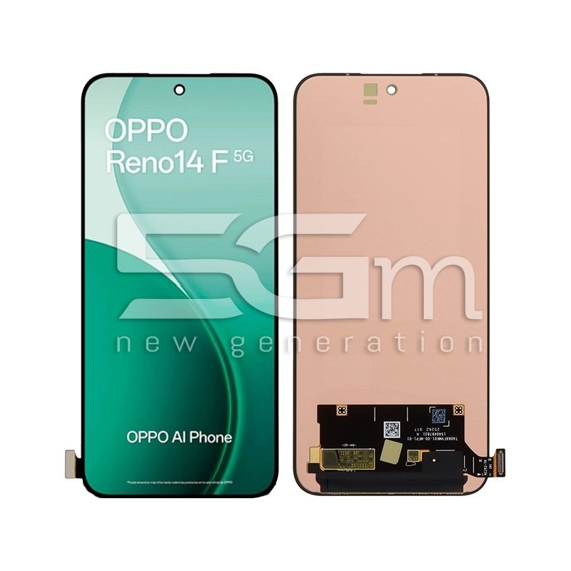 Display OPPO Reno14 F 5G Nero PULLED No Frame | 5G-M