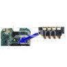 Samsung SM-N910 Note 4 Battery to Motherboard 4 Pin Connector 