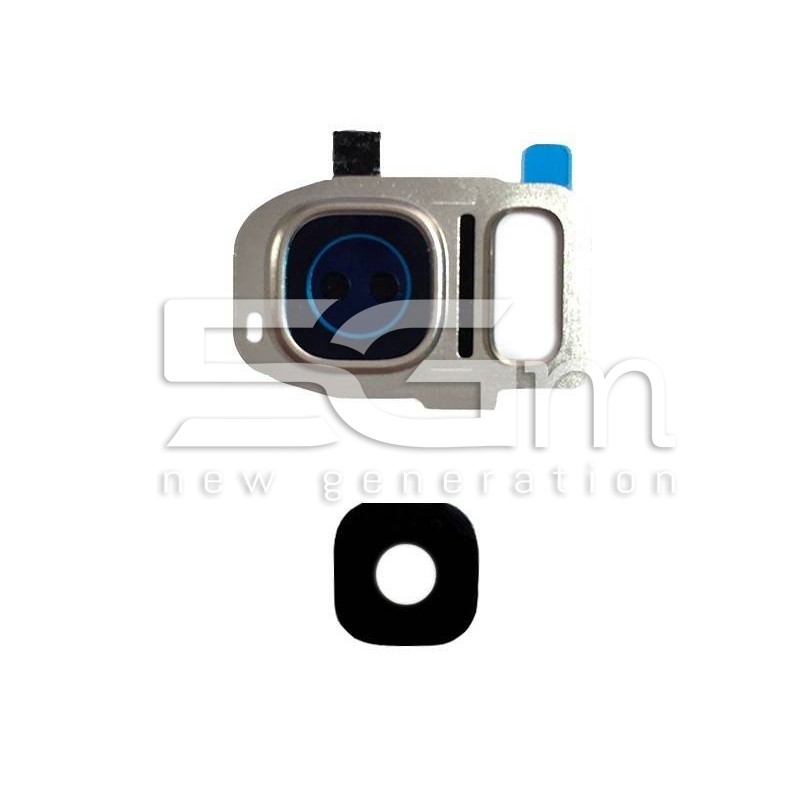 Samsung SM-G930 S7 Gold Version Glass Lens + Camera Frame 