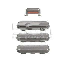 Power And Volume Button Kit Black iPhone 6
