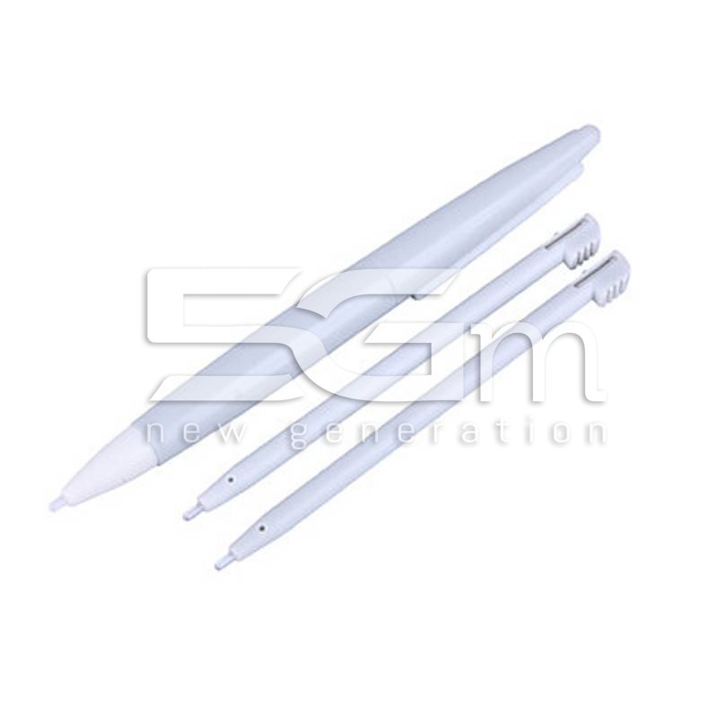 Nintendo DSI XL White Stylus Touch Pens Kit