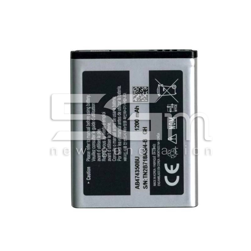 Battery AB474350BU 1200mAh Samsung B5722 No Logo