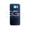 Retro Cover Blu Scuro + Adesivo Guarnizione Samsung SM-G920 "X Ver Nero ori