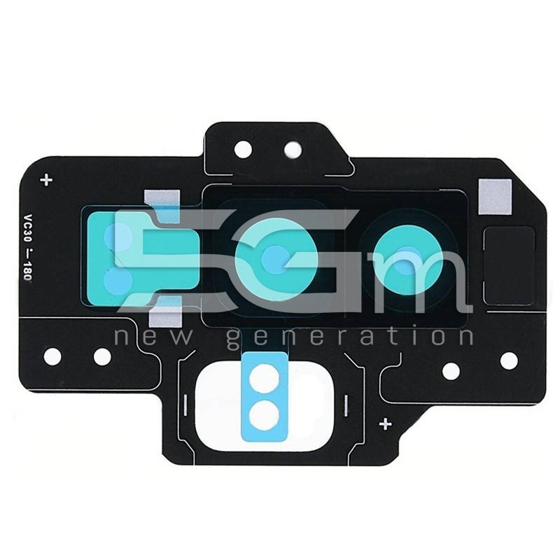 Vetrino Fotocamera + Frame Nero Samsung SM-N960 Note 9