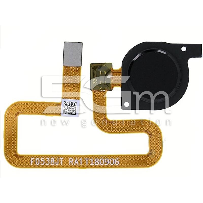 Fingerprint Black Flat Cable Huawei Y7 2018