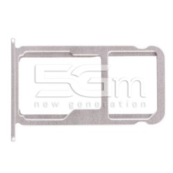 Supporto Sim Card + Micro SD Bianco Honor 8