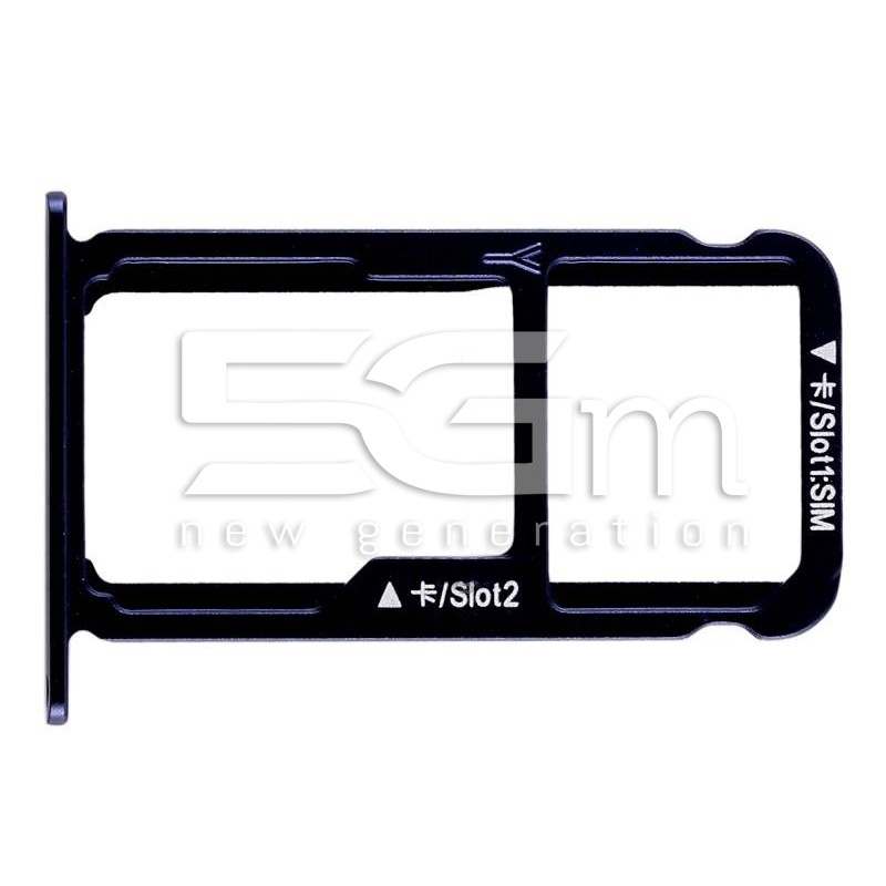 Supporto Sim Card + Micro SD Nero Honor 8