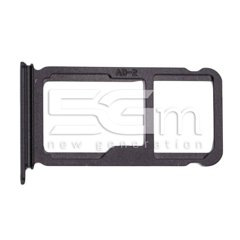 Supporto Sim Card + Micro SD Nero Huawei P10 Plus