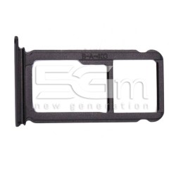 Supporto Sim Card + Micro SD Nero Huawei P10 Plus