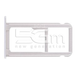 Supporto Sim Card + Micro SD Bianco Huawei P10 Plus