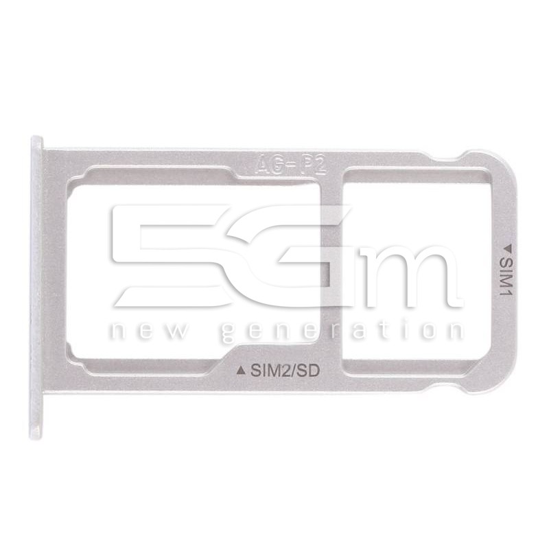 Sim Card + Micro SD Tray White Huawei P10 Plus