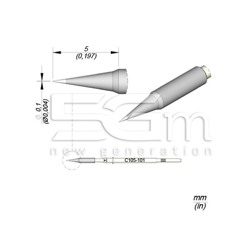 Punta di Ricambio JBC Long Life C115101