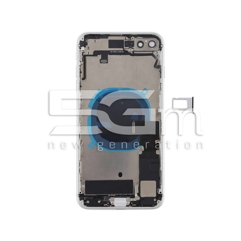 Battery Cover Silver Full Parts iPhone 8 Plus No Logo