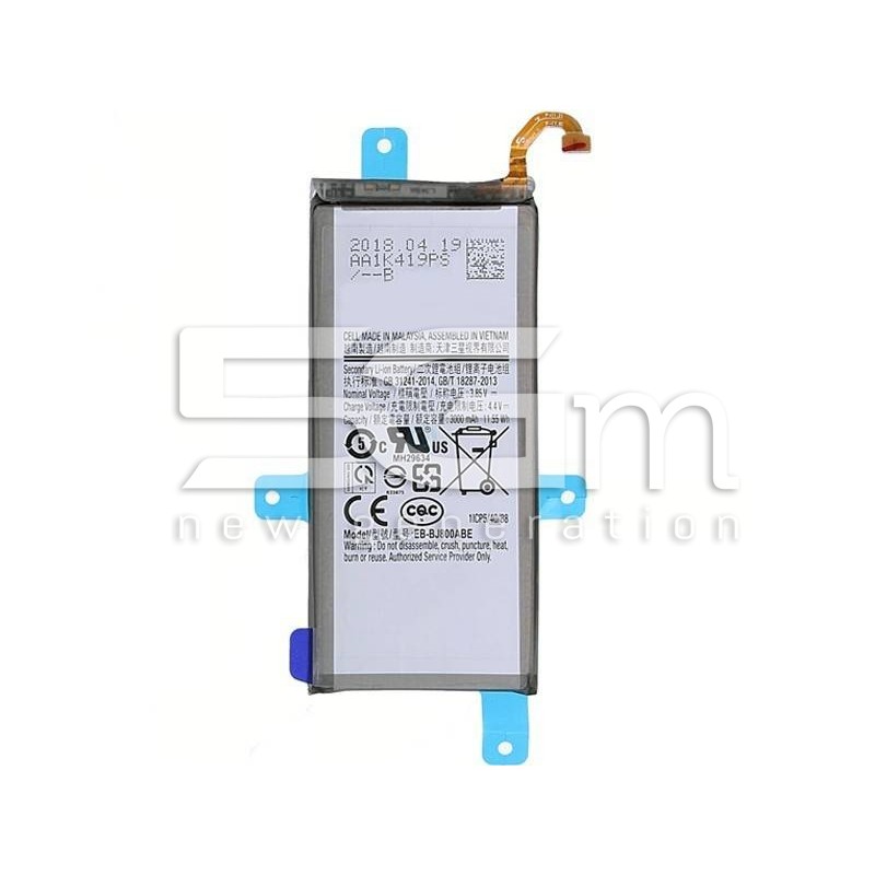 Battery EB-BJ800ABE 3000mAh Samsung SM-A600 A6 2018 No Logo