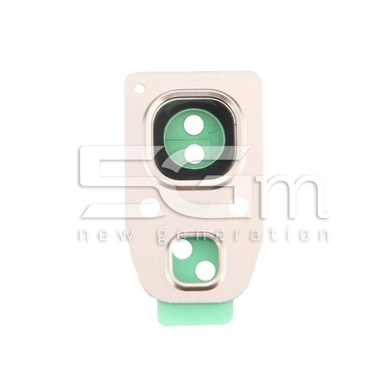 Vetrino + Frame Fotocamera Gold Samsung SM-A520F A5 2017