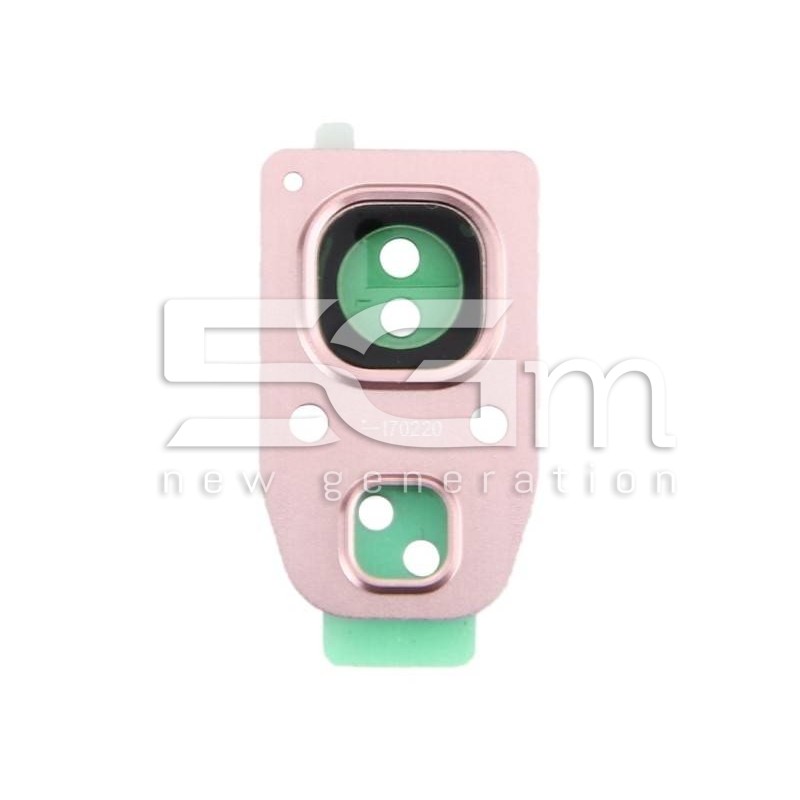 Vetrino + Frame Fotocamera Pink Samsung SM-A520F A5 2017
