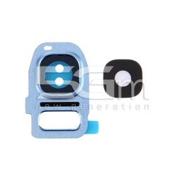 Camera Lens + Frame Samsung SM-G935 S7 Edge Vers. Blue
