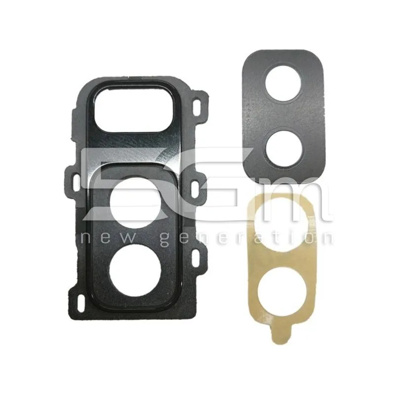 Camera Lens + Frame Black Samsung SM-A605 A6+