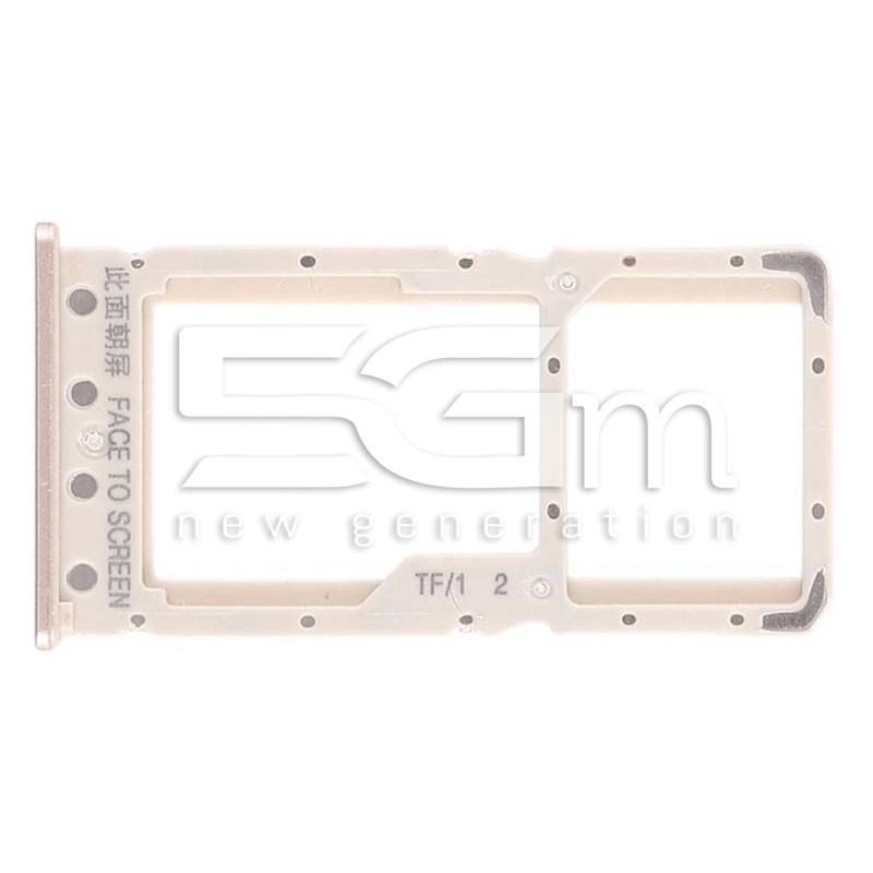Sim Card + Micro SD Tray Gold Xiaomi Redmi 6