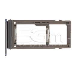 Supporto Sim Card + Micro SD Blu Samsung SM-N960 Note 9