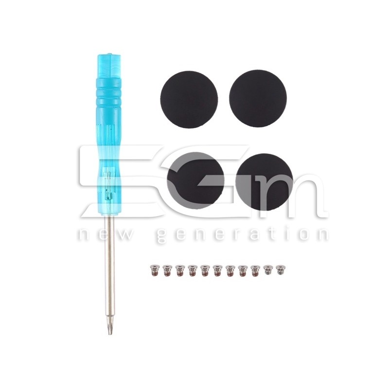 3 in 1/Set Bottom Rubber Cooling Mat + Screws + Screwdriver MacBook Pro Retina 15 (A1398)