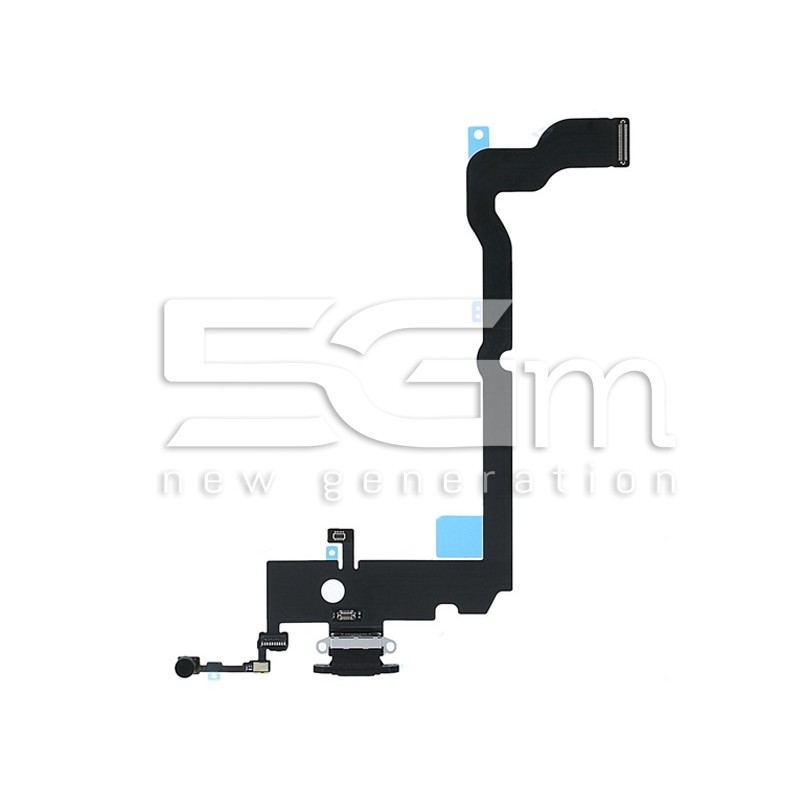 Conector de Carregamento Preto iPhone XS Max