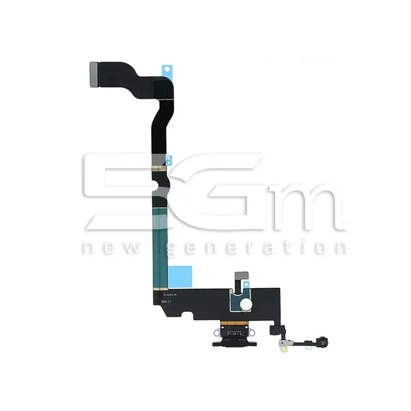 Conector de Carregamento Preto iPhone XS Max