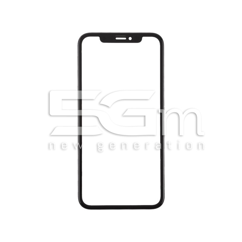 Glass Lens Black + Frame + Oca iPhone XR