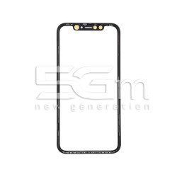 Vetro Nero + Frame + Pellicola Oca iPhone XR