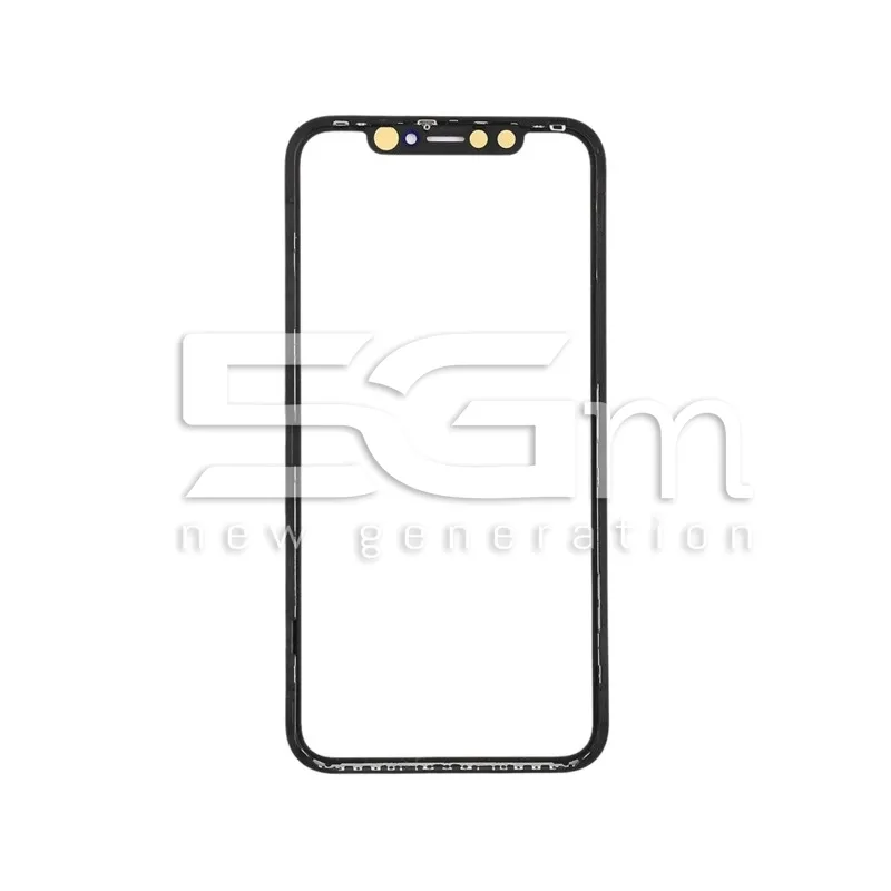 Glass Lens Black + Frame + Oca iPhone XR