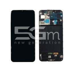 Ecra Tatil + Chassi Preto Samsung SM-A505 A50