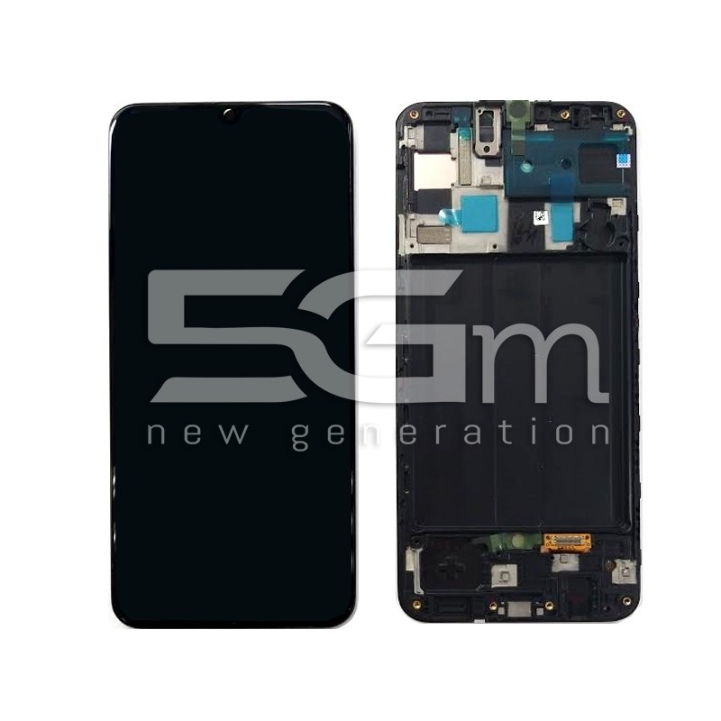 Ecra Tatil + Chassi Preto Samsung SM-A505 A50