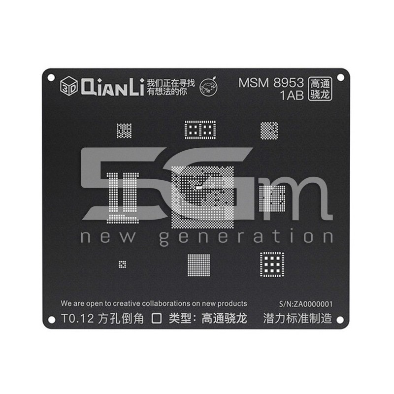 QianLi ToolPlus Black Stencil 3D MSM 8953 1AB